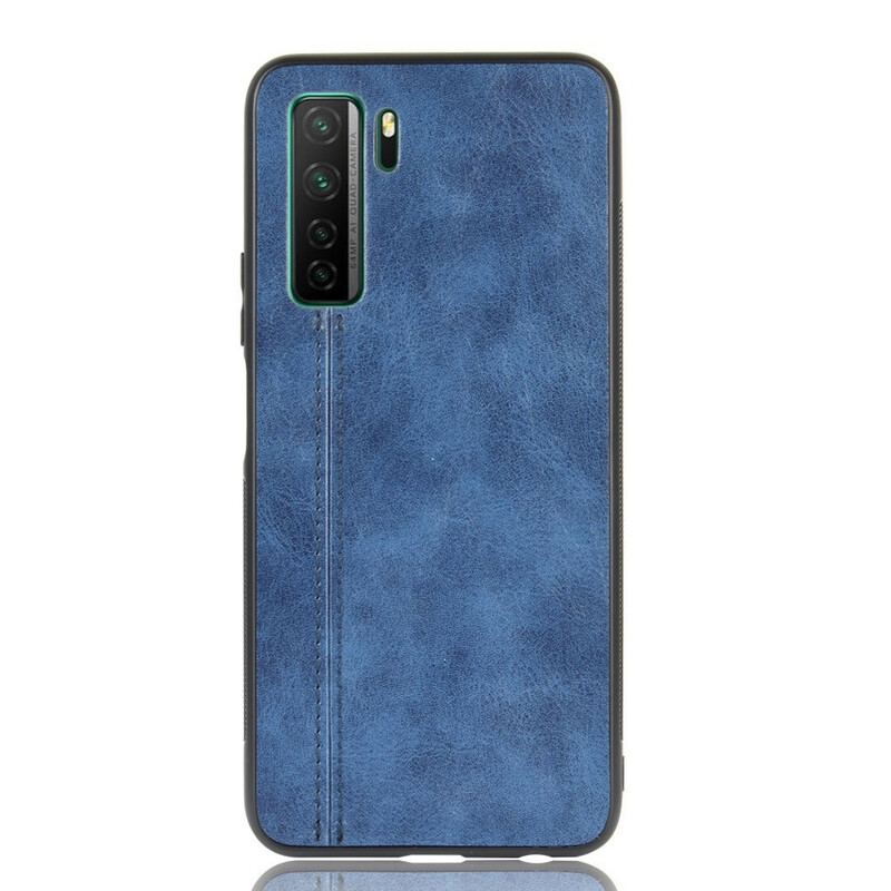 Coque Huawei P40 Lite 5G Style Cuir Coutures