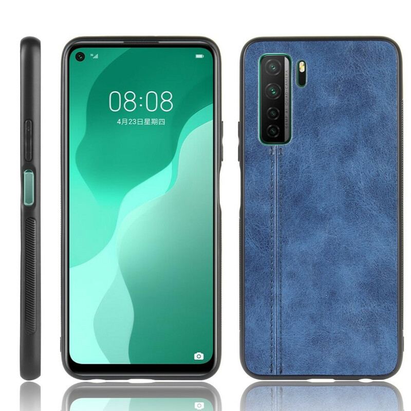 Coque Huawei P40 Lite 5G Style Cuir Coutures