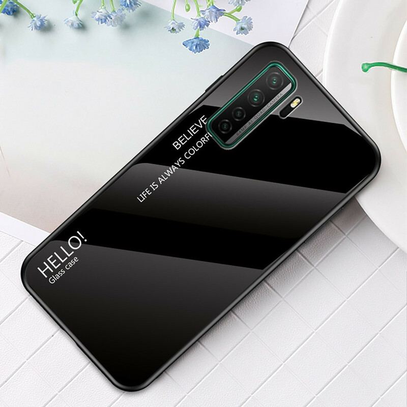 Coque Huawei P40 Lite 5G Verre Trempé Hello