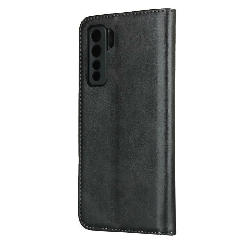 Flip Cover Huawei P40 Lite 5G Cuir Véritable