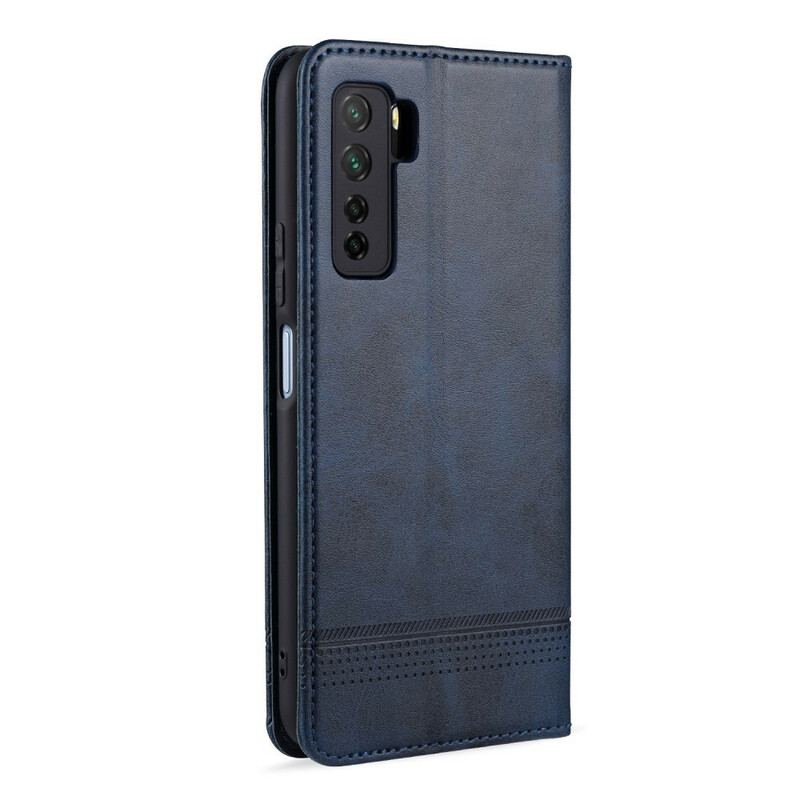 Flip Cover Huawei P40 Lite 5G Style Cuir AZNS