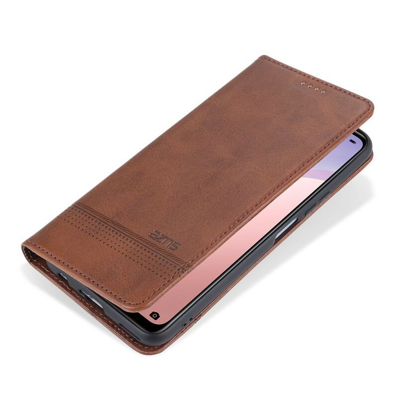 Flip Cover Huawei P40 Lite 5G Style Cuir AZNS