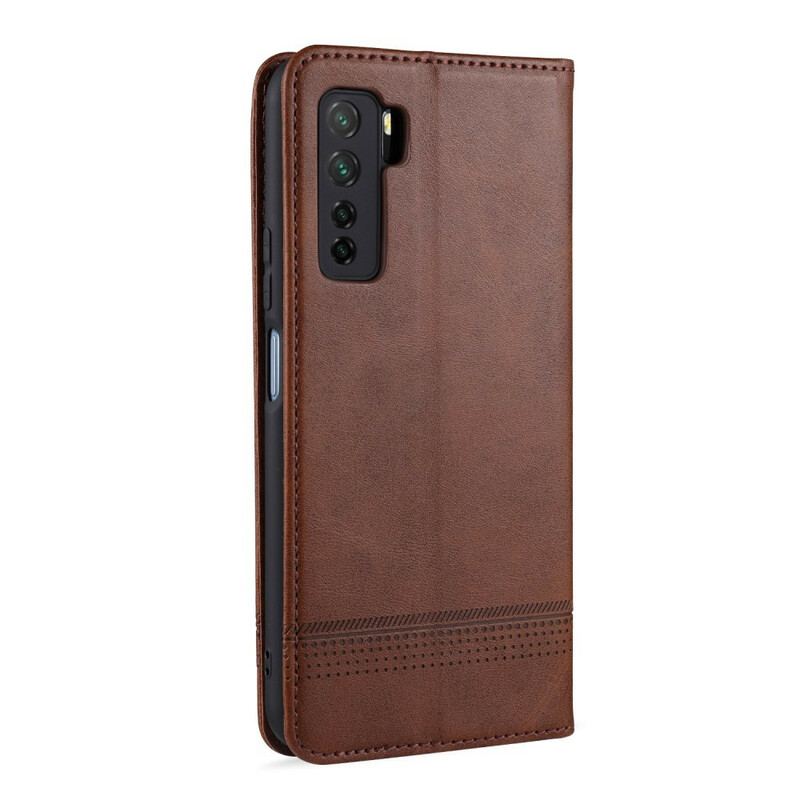 Flip Cover Huawei P40 Lite 5G Style Cuir AZNS