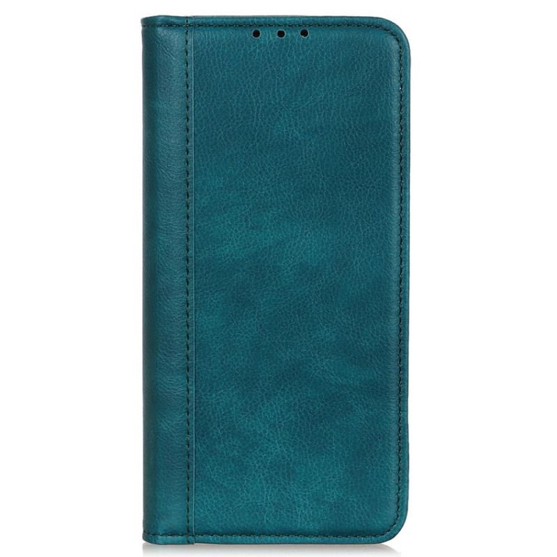 Flip Cover Honor 50 / Huawei Nova 9 Cuir Litchi Fendu Élégance