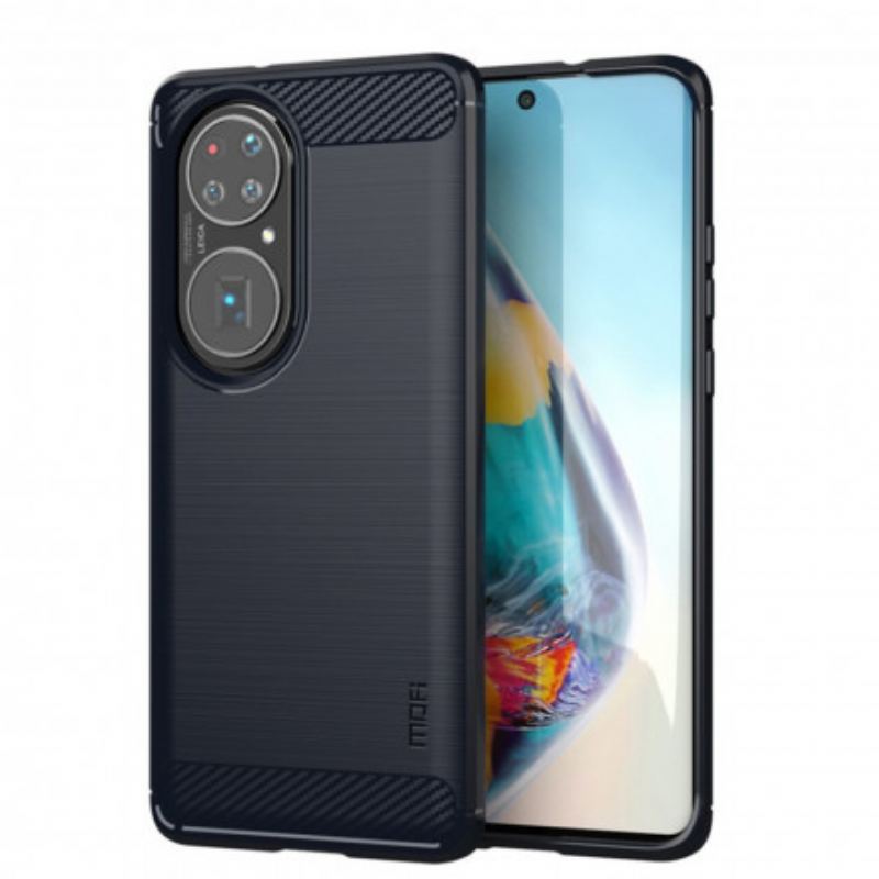 Coque Huawei P50 Fibre Carbone Brossée MOFI