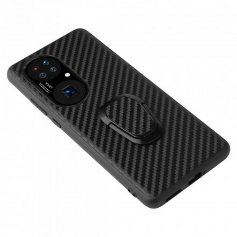 Coque Huawei P50 Style Léopard Anneau-Support