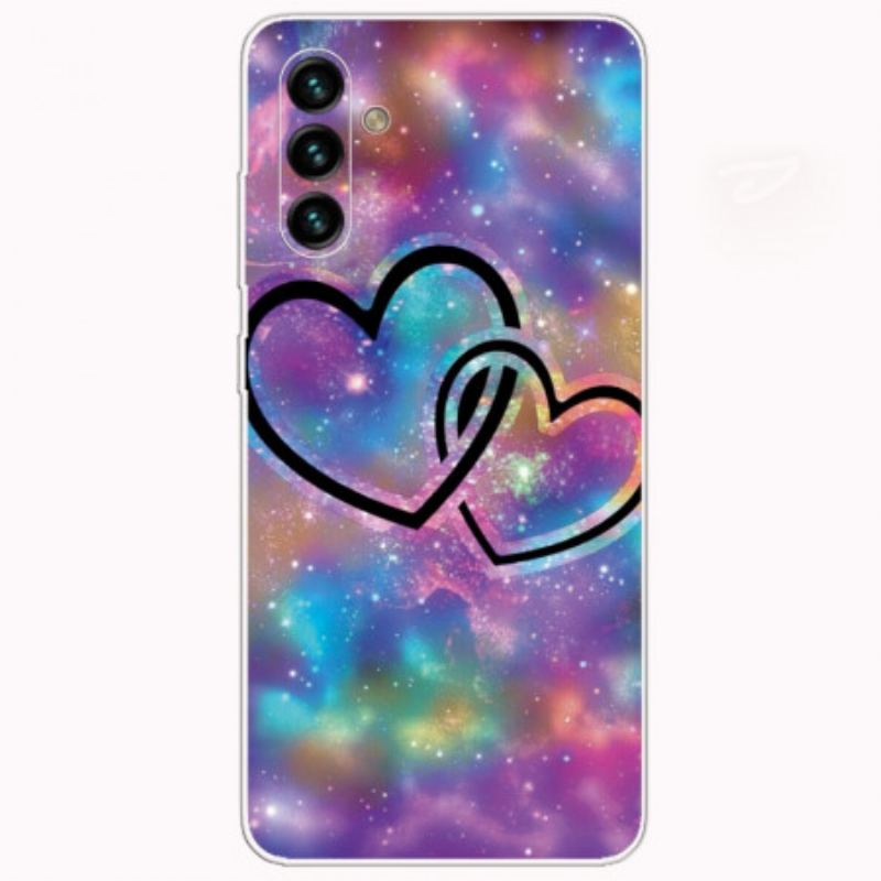 Coque Samsung Galaxy A13 5G / A04S Coeurs Enchaînés