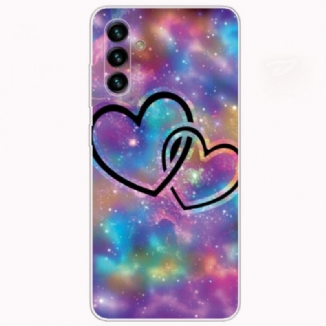 Coque Samsung Galaxy A13 5G / A04S Coeurs Enchaînés