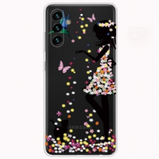 Coque Samsung Galaxy A13 5G / A04s Jolie Tête Fleurie