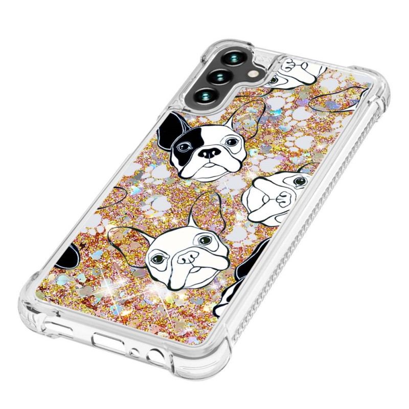 Coque Samsung Galaxy A13 5G / A04s Mr Chien Paillettes