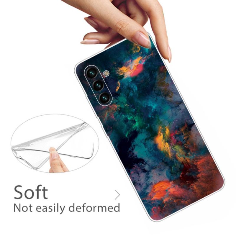 Coque Samsung Galaxy A13 5G / A04s Nuages Colorés