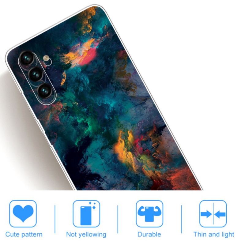 Coque Samsung Galaxy A13 5G / A04s Nuages Colorés