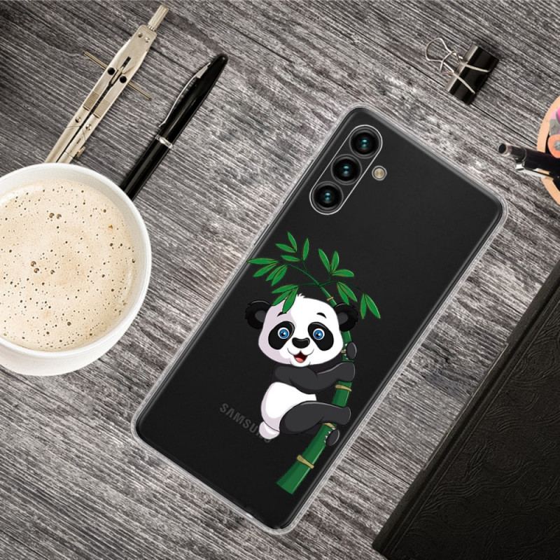 Coque Samsung Galaxy A13 5G / A04s Panda Sur Le Bambou