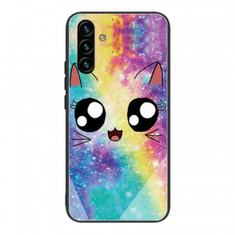 Coque Samsung Galaxy A13 5G / A04s Verre Trempé Chat