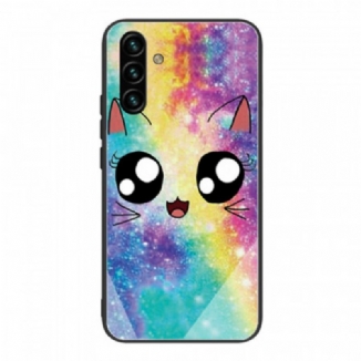 Coque Samsung Galaxy A13 5G / A04s Verre Trempé Chat