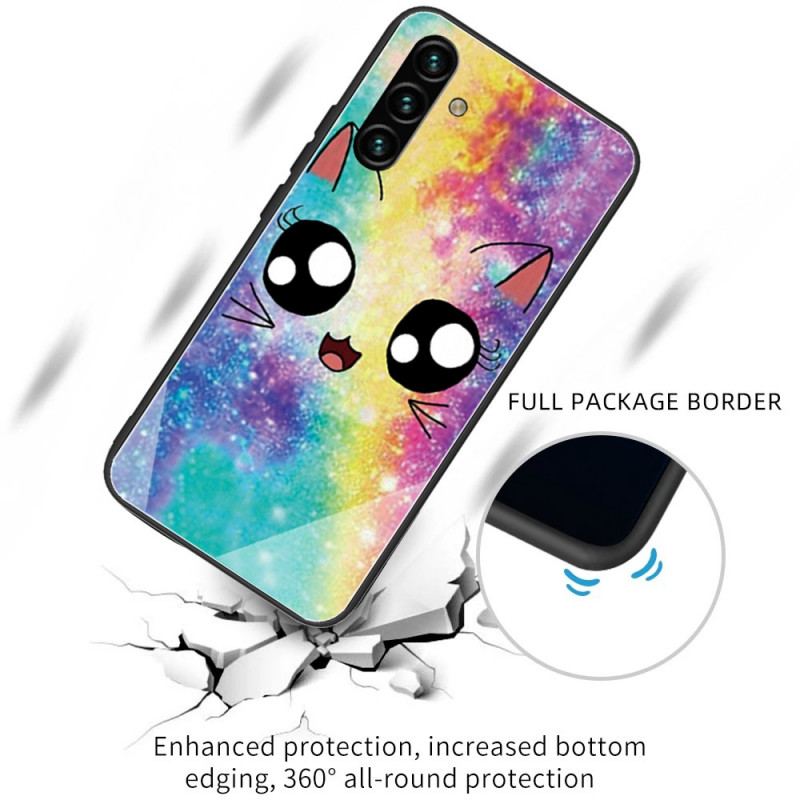 Coque Samsung Galaxy A13 5G / A04s Verre Trempé Chat