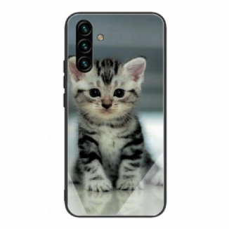 Coque Samsung Galaxy A13 5G / A04s Verre Trempé Chaton