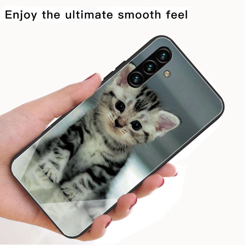 Coque Samsung Galaxy A13 5G / A04s Verre Trempé Chaton