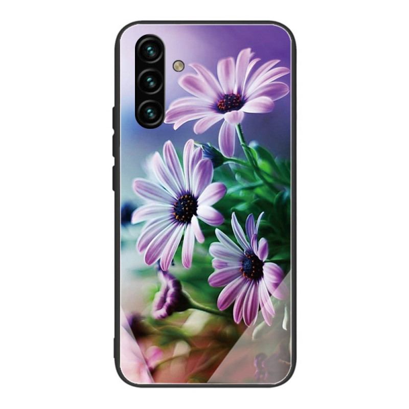 Coque Samsung Galaxy A13 5G / A04s Verre Trempé Fleurs