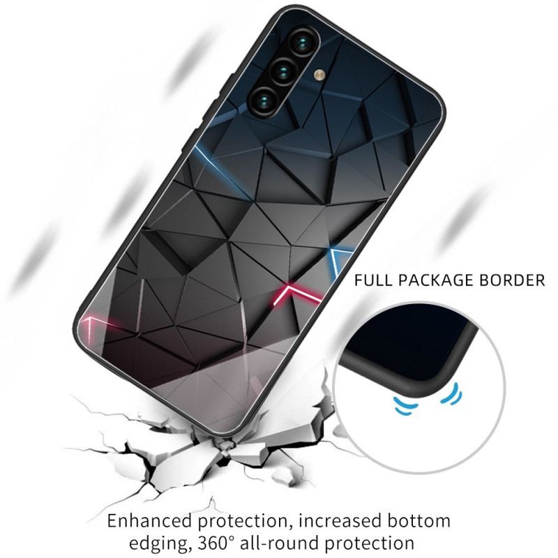 Coque Samsung Galaxy A13 5G / A04s Verre Trempé Géométrie