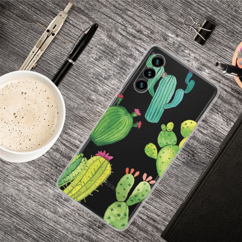 Coque Samsung Galaxy A13 5G Cactus Aquarelle