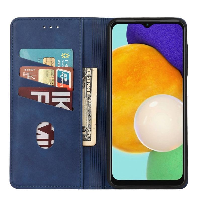 Flip Cover Samsung Galaxy A13 5G / A04s Effet Cuir Business Bicolore