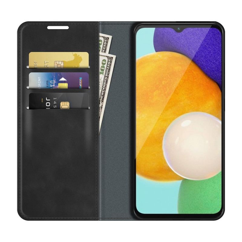 Flip Cover Samsung Galaxy A13 5G / A04s Style Cuir Design