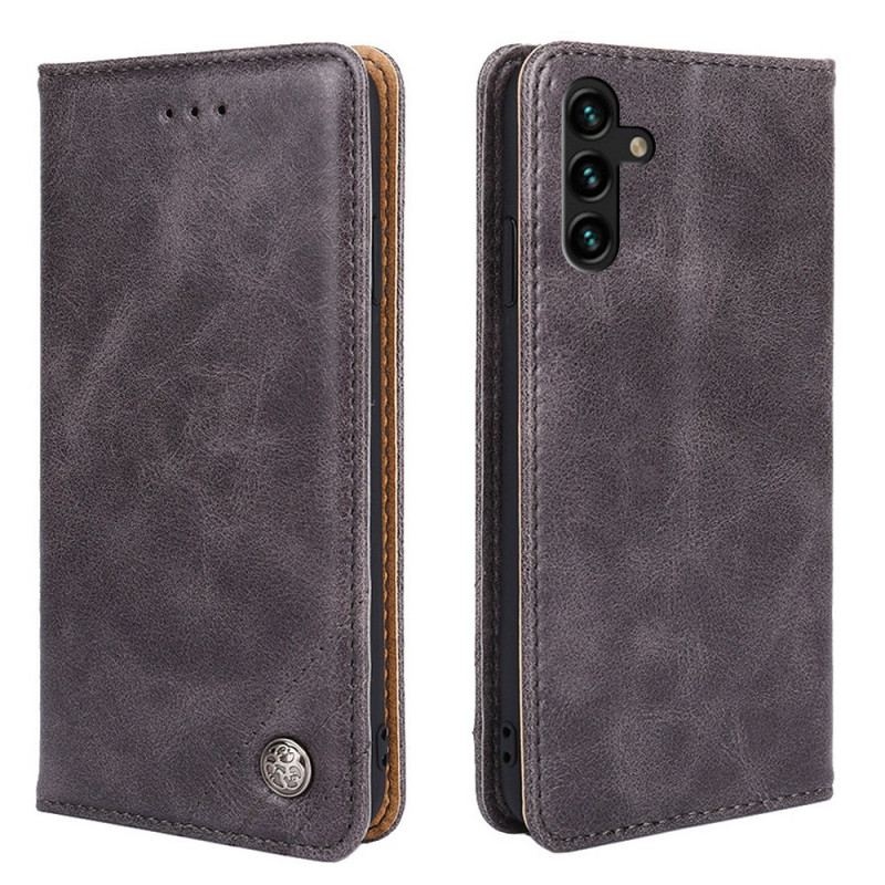 Flip Cover Samsung Galaxy A13 5G / A04s Style Cuir Rivet