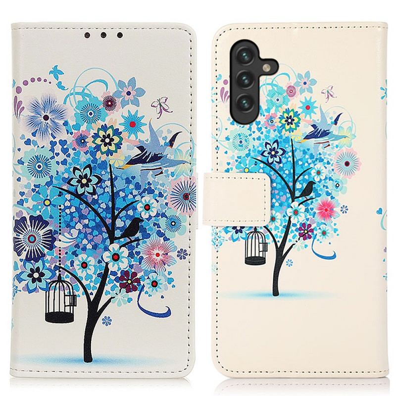 Housse Samsung Galaxy A13 5G / A04s Arbre Fleuri