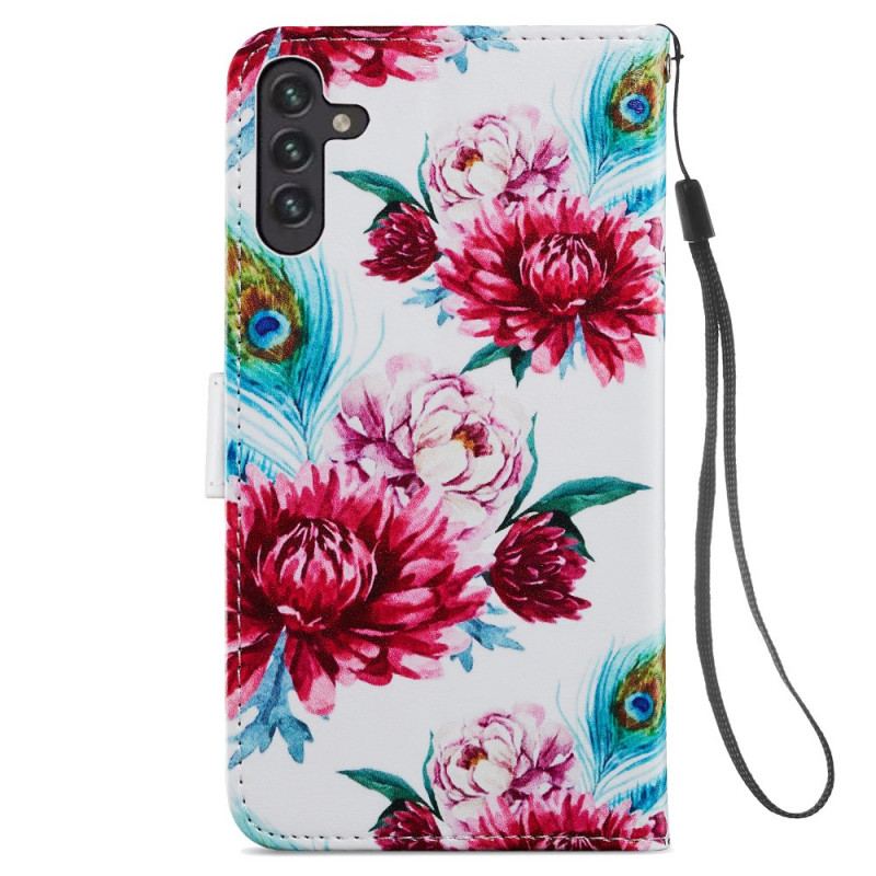 Housse Samsung Galaxy A13 5G / A04s Fleurs Intenses