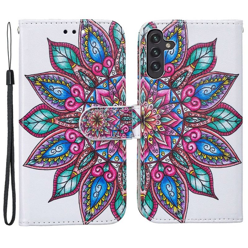 Housse Samsung Galaxy A13 5G / A04s Mandala Dessiné