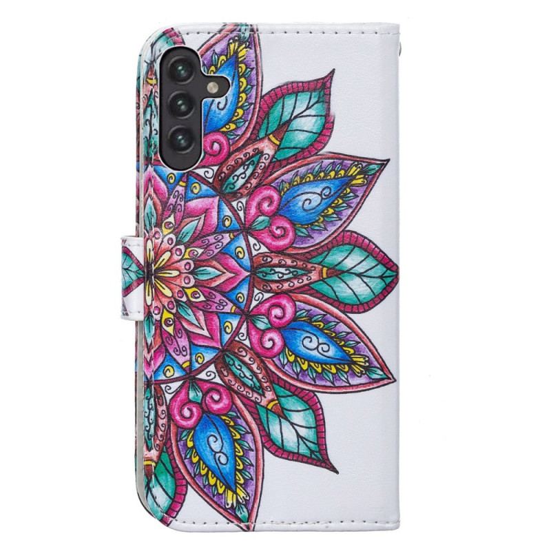 Housse Samsung Galaxy A13 5G / A04s Mandala Dessiné