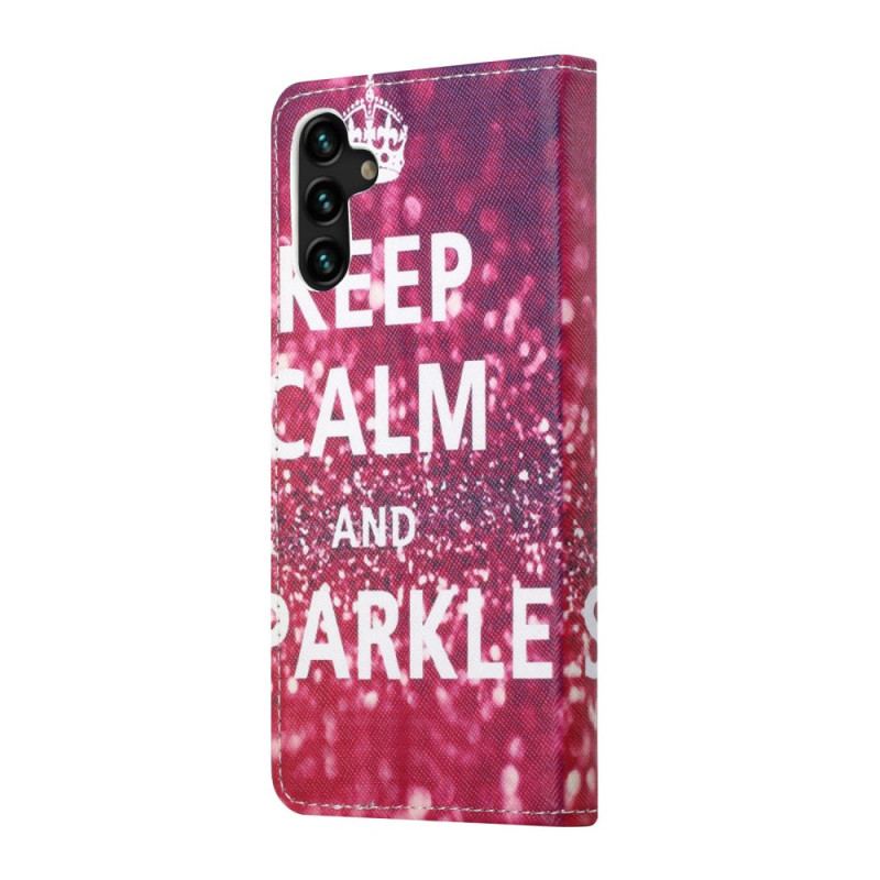 Housse Samsung Galaxy A13 5G Keep Calm and Sparkle