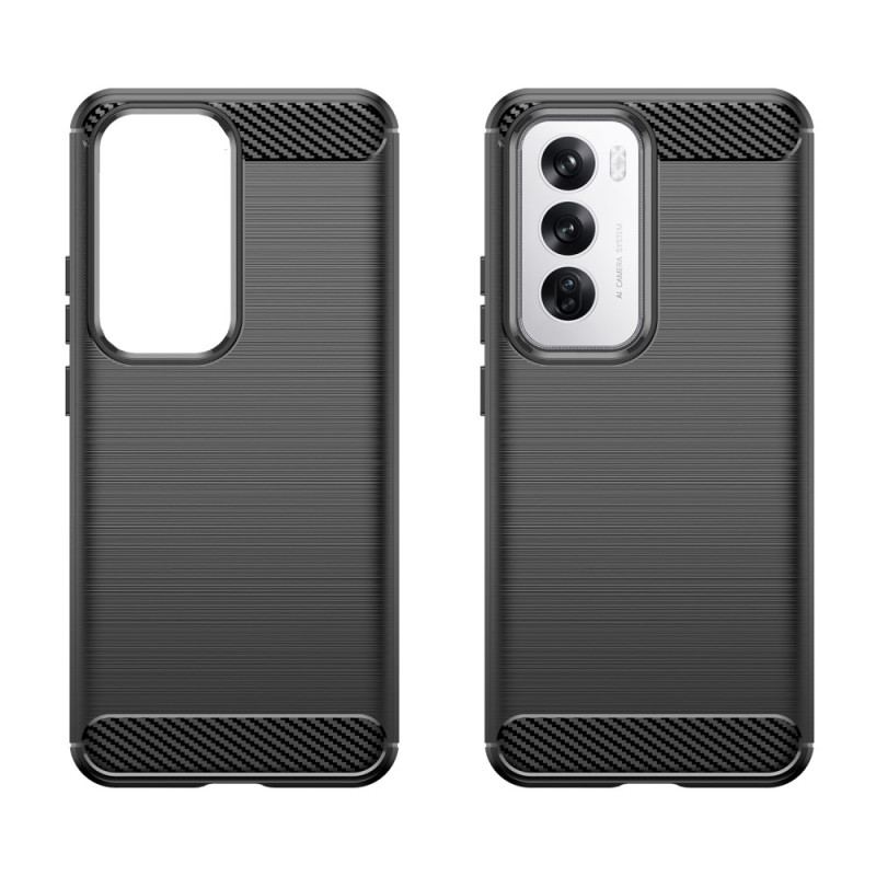 Coque Oppo Reno 12 5G Fibre Carbone Brossée