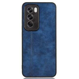 Coque Oppo Reno 12 5G Simili Cuir Couture