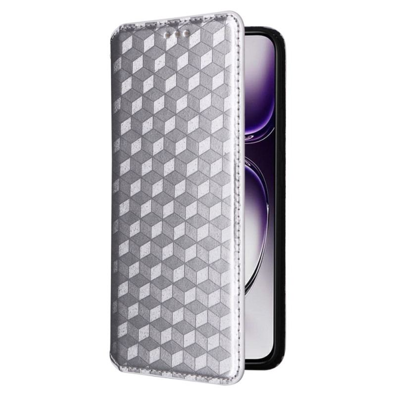 Flip Cover Oppo Reno 12 5G Losanges 3D