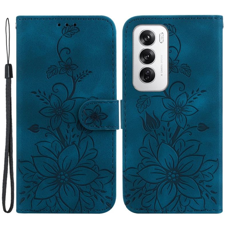 Housse Oppo Reno 12 5G Fleurs de Lys