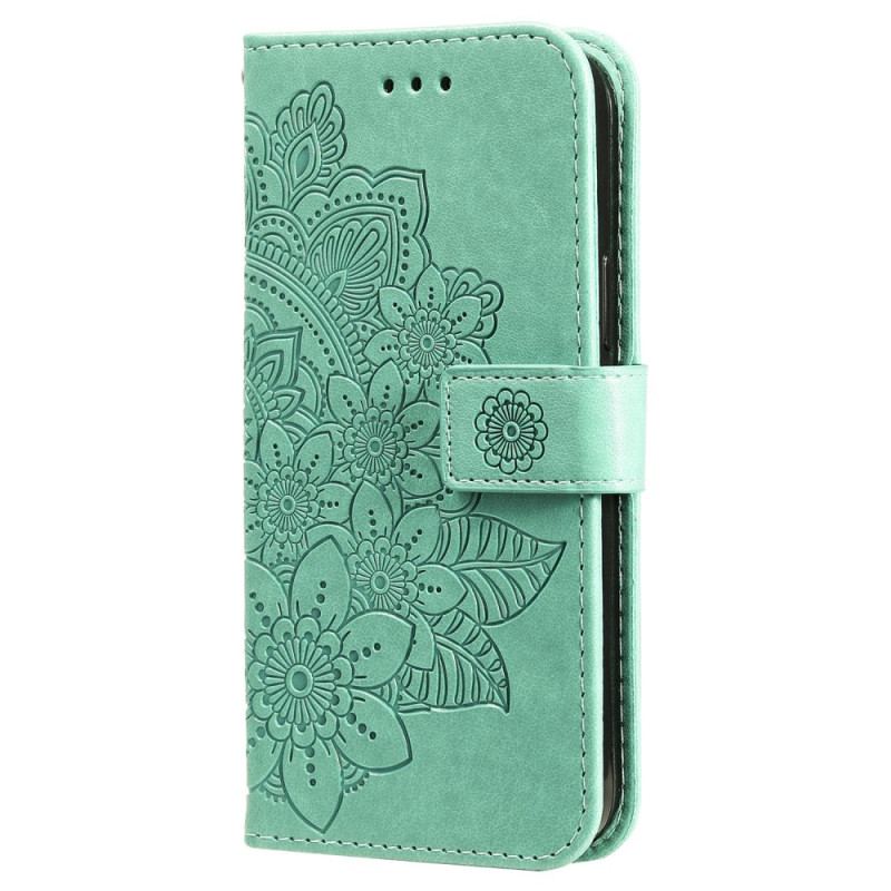 Housse Oppo Reno 12 5G Impression Mandala à Lanière