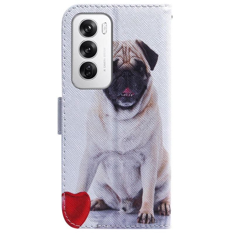 Housse Oppo Reno 12 5G Pug Dog