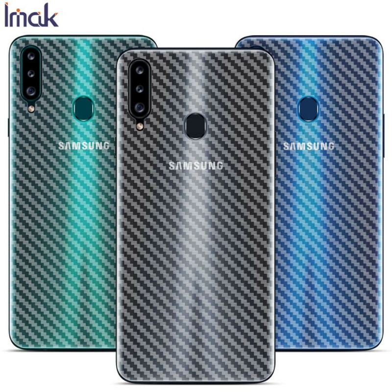 Film de Protection Arrière pour Samsung Galaxy A20s Style Carbone IMAK