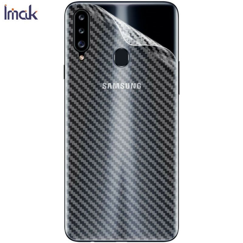 Film de Protection Arrière pour Samsung Galaxy A20s Style Carbone IMAK