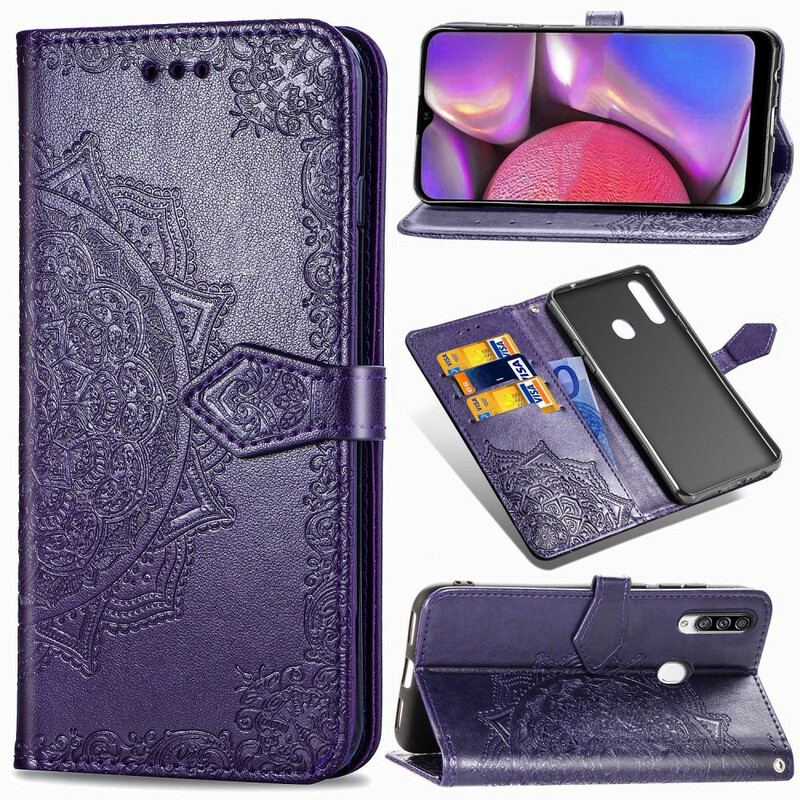 Housse Samsung Galaxy A20s Mandala Moyen Age