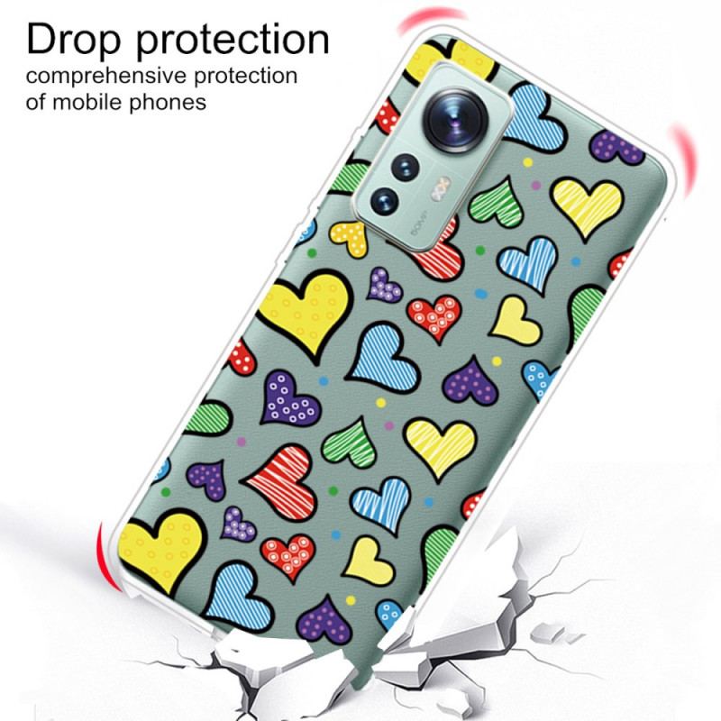 Coque Xiaomi 12 Pro Coeurs