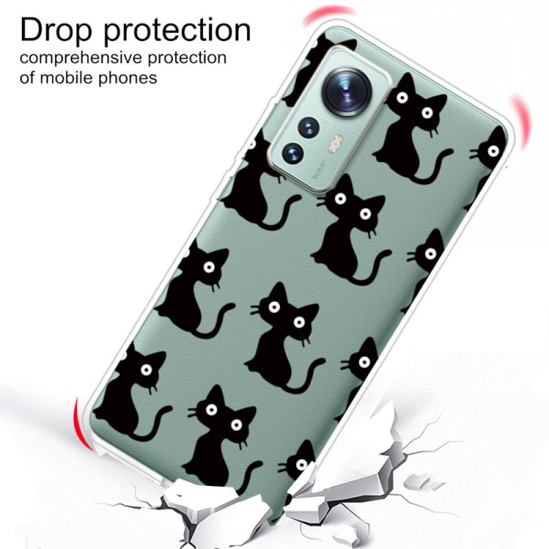 Coque Xiaomi 12 Pro Drôles de Chats