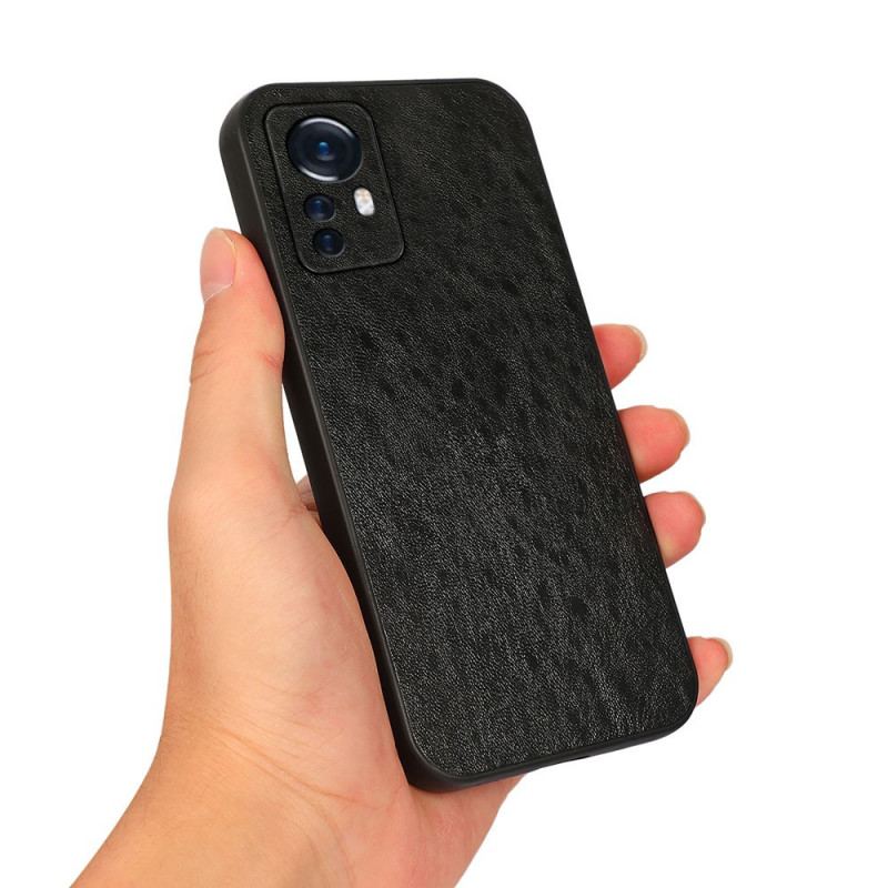 Coque Xiaomi 12 Pro Effet Cuir Élégance