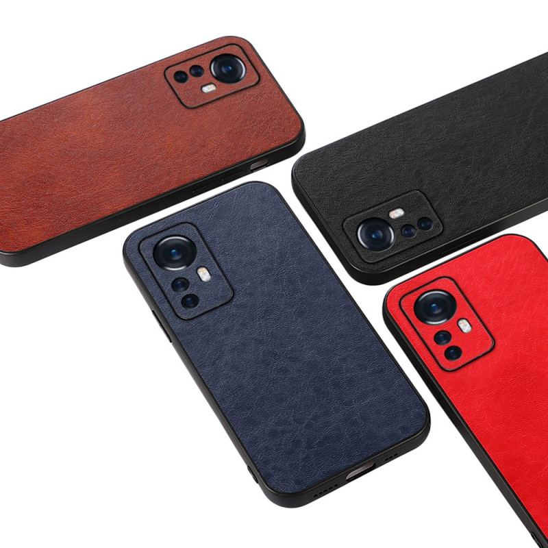 Coque Xiaomi 12 Pro Effet Cuir Élégance