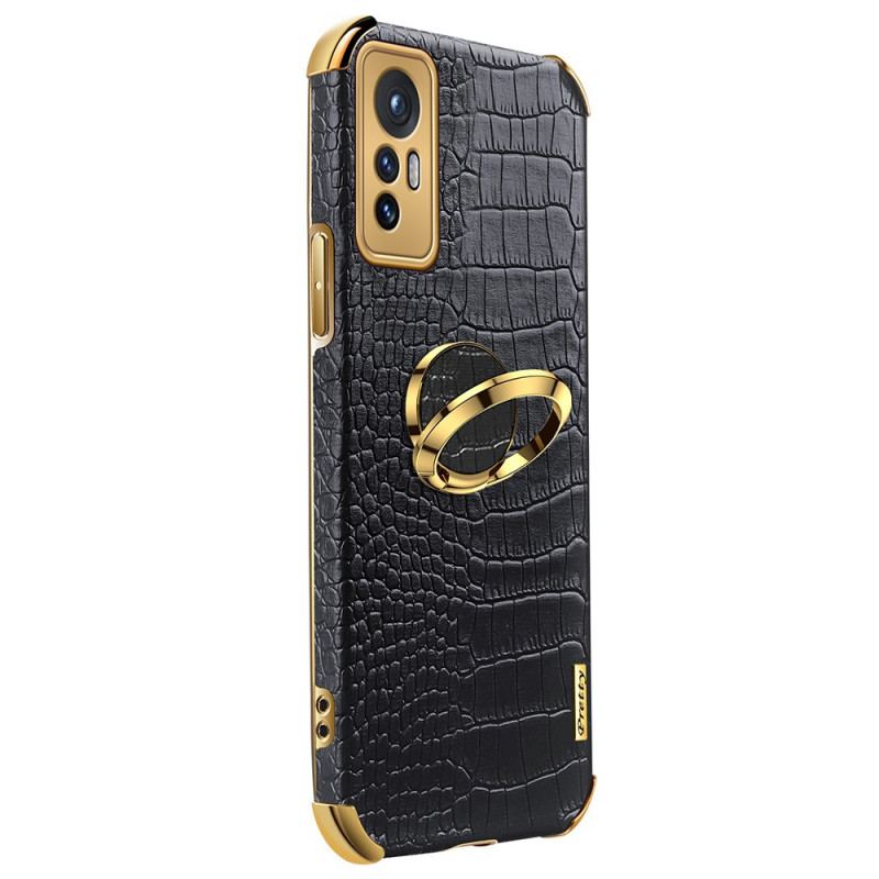 Coque Xiaomi 12 Pro Effet Peau Crocodile