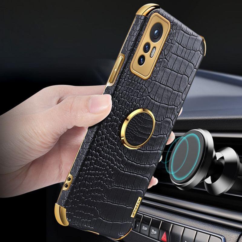 Coque Xiaomi 12 Pro Effet Peau Crocodile