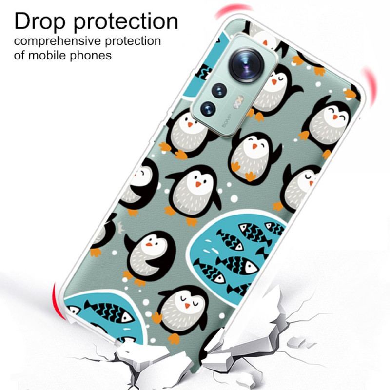 Coque Xiaomi 12 Pro Pingouins