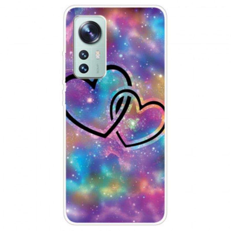 Coque Xiaomi 12 Pro Silicone Coeurs